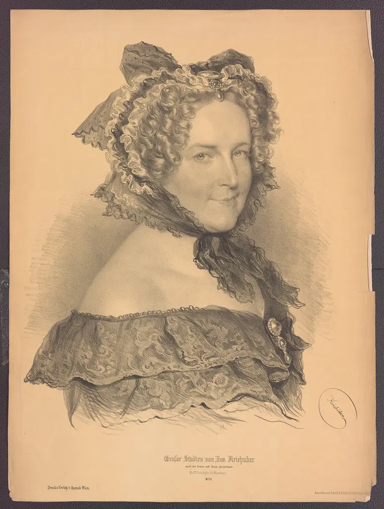 Amalie Haizinger, Verweis auf Stücktitel: Die Marquise von Villette