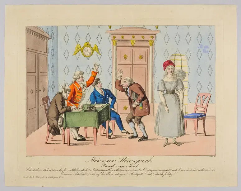 Moisasura's Hexenspruch, Alternativtitel: Moisasuras Hexenspruch, Titel der Serie: Theatralische Bilder-Gallerie, Name der Zeitschrift: Wiener Theaterzeitung