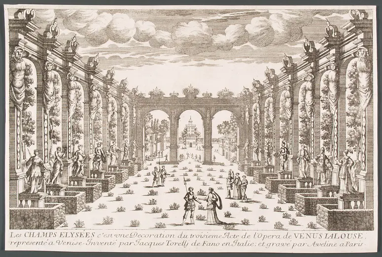 Venere gelosa, Titel in Vorlageform: Venus jalouse