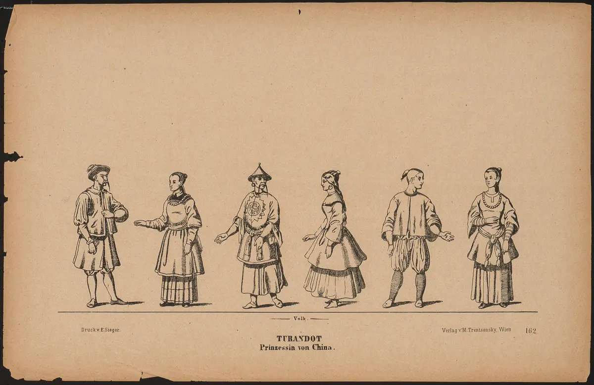 Turandot - Prinzessin von China, Titel der Serie: Trentsensky-Bogen, Titel der Serie: Großes Theater