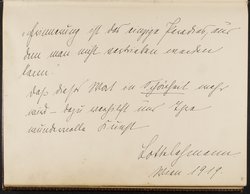 Gästebuch. Atelier Franz-Xaver Setzer, Wien
