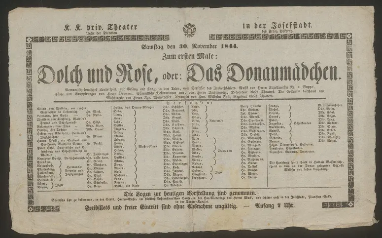 Dolch und Rose oder Das Donaumädchen