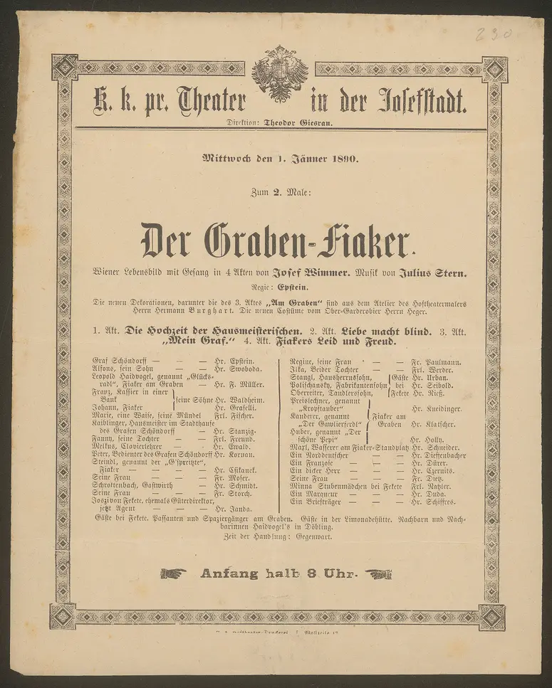 Der Graben-Fiaker