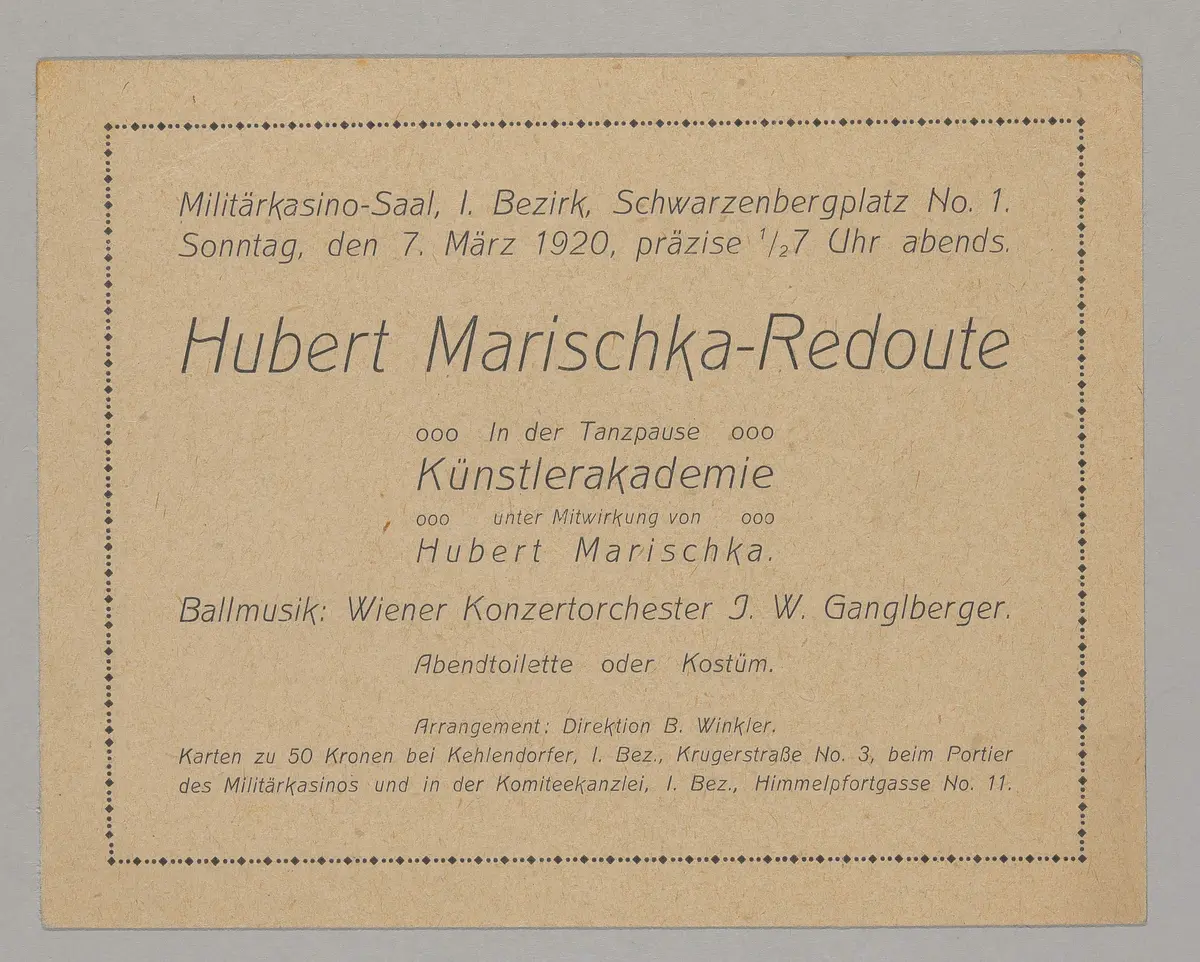 Hubert Marischka-Redoute