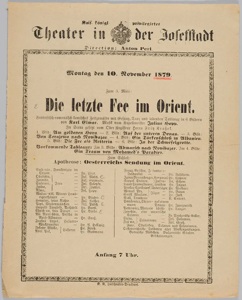 Die letzte Fee im Orient