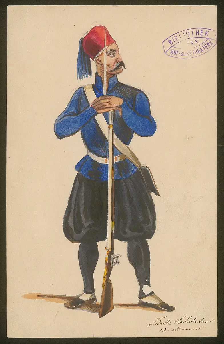 Czerny Georg, Titel der Serie: Figurinen des k.k. Hof-Burgtheaters