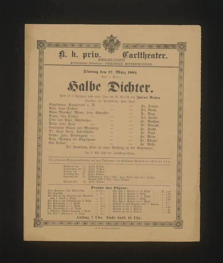 Halbe Dichter