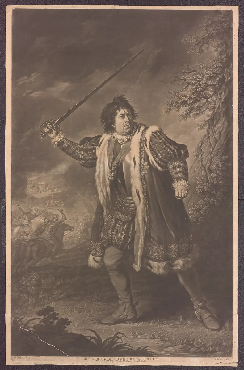 David Garrick, Verweis auf Stücktitel: Richard III.