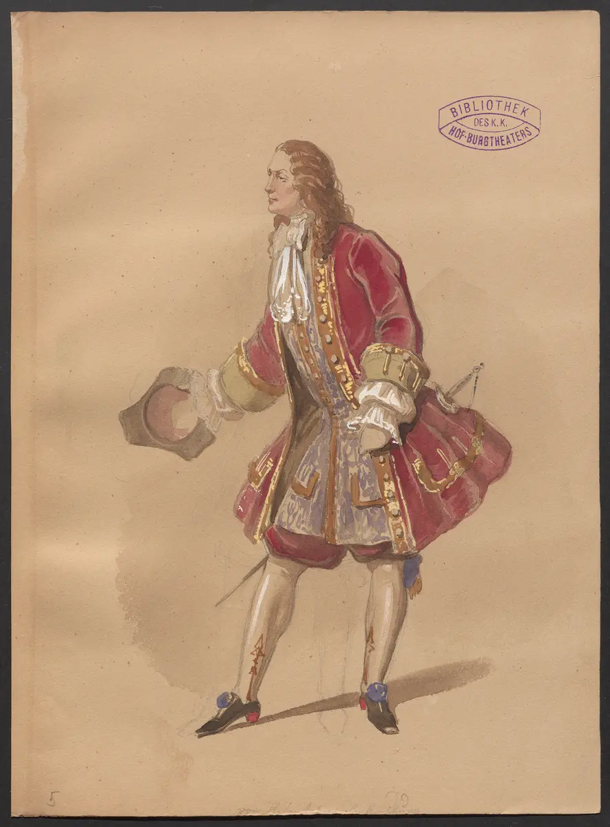 Crescentia, Titel der Serie: Figurinen des k.k. Hof-Burgtheaters