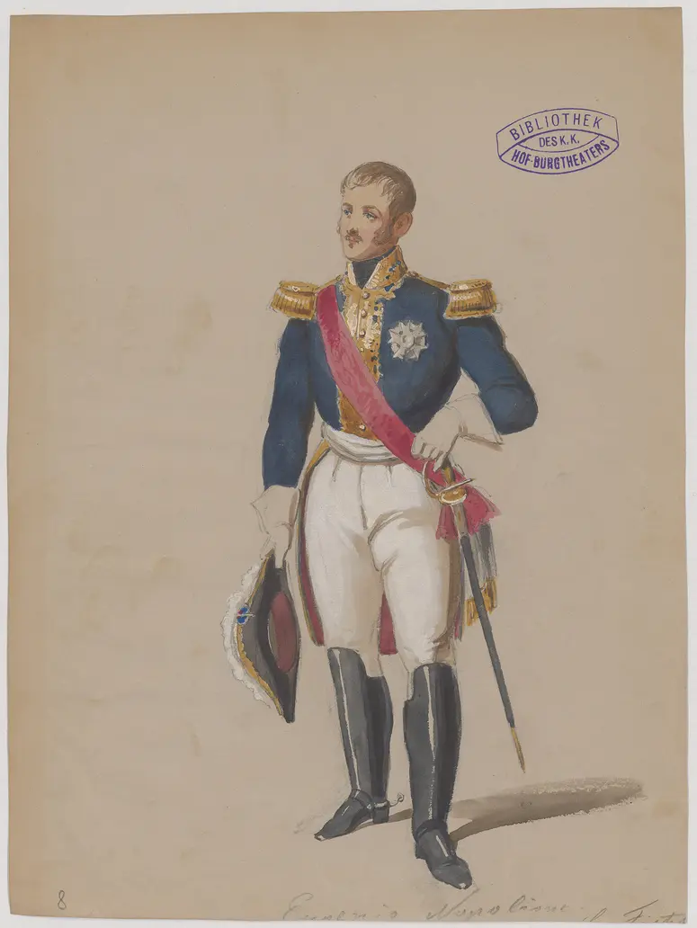 Andreas Hofer, der Sandwirt von Passeyer, Originaltitel: Das Trauerspiel in Tyrol, Titel der Serie: Figurinen des k.k. Hof-Burgtheaters