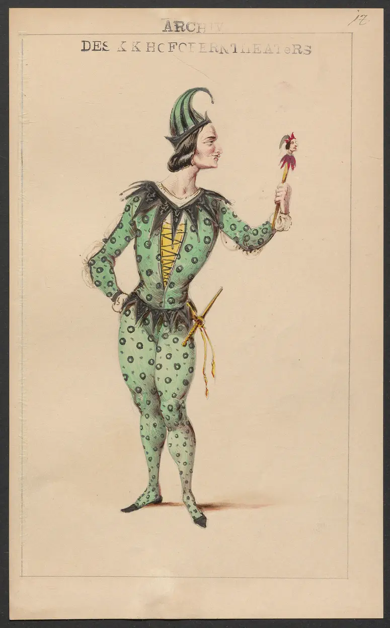 Odetta, Originaltitel: Odette, ou la Démence de Charles VI, Titel der Serie: Figurinen des k.k. Hofoperntheaters