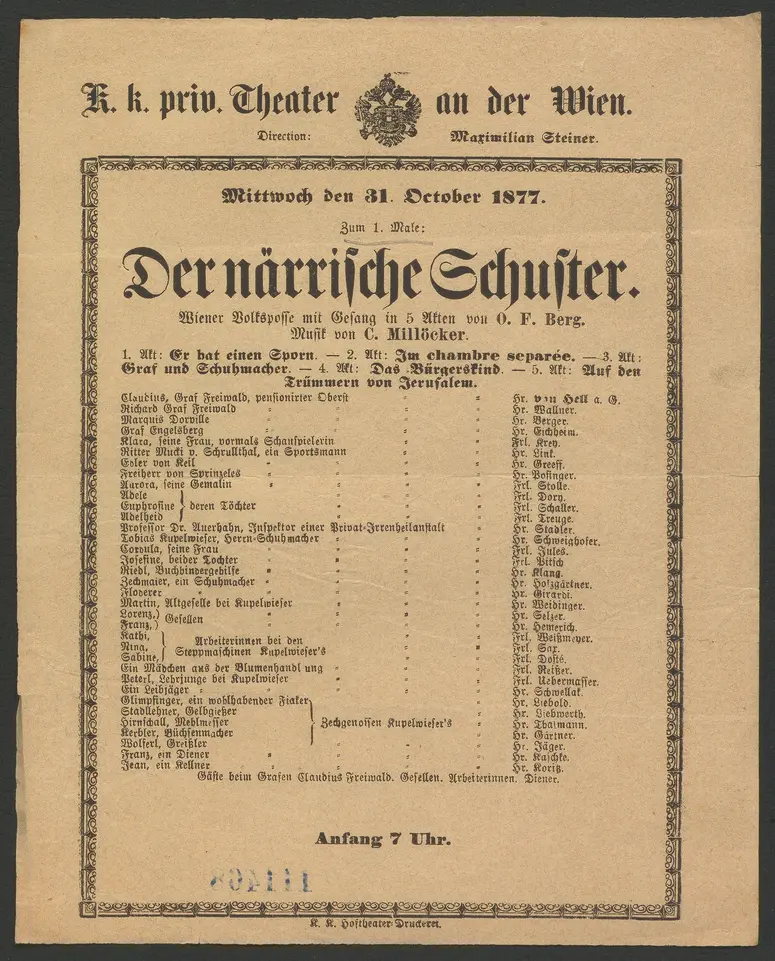 Der närrische Schuster