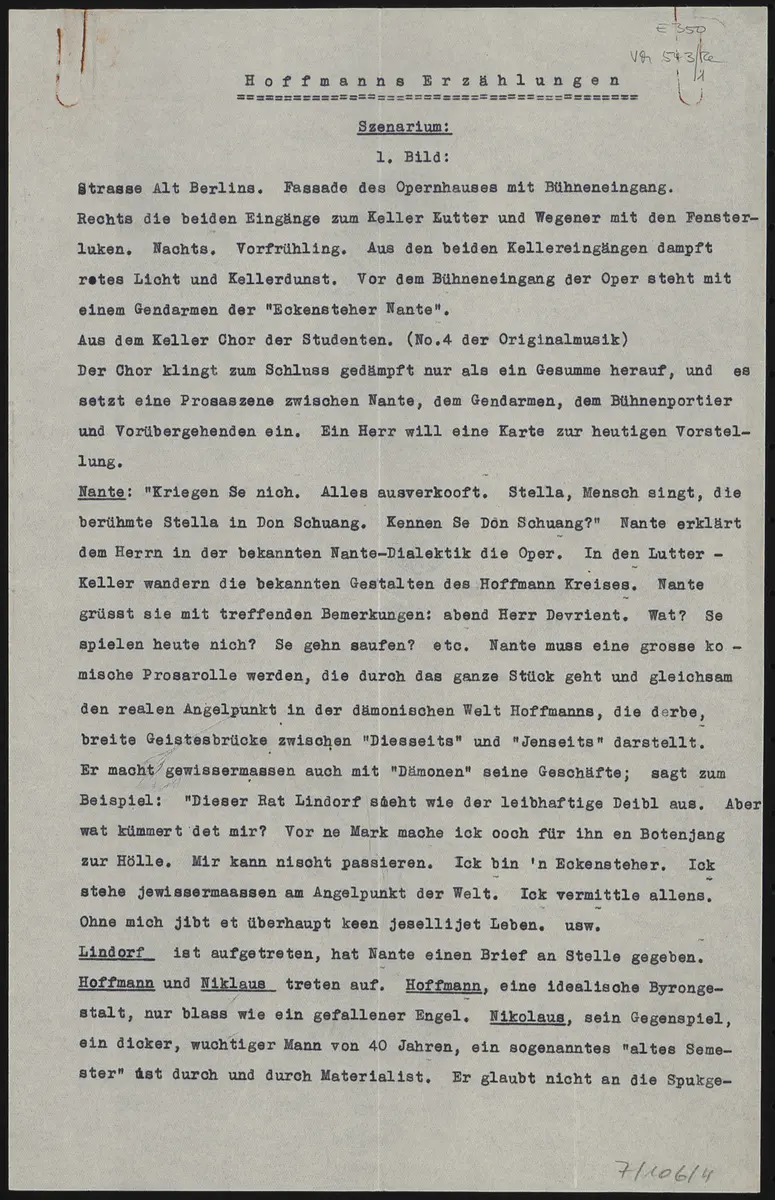 Hoffmanns Erzählungen