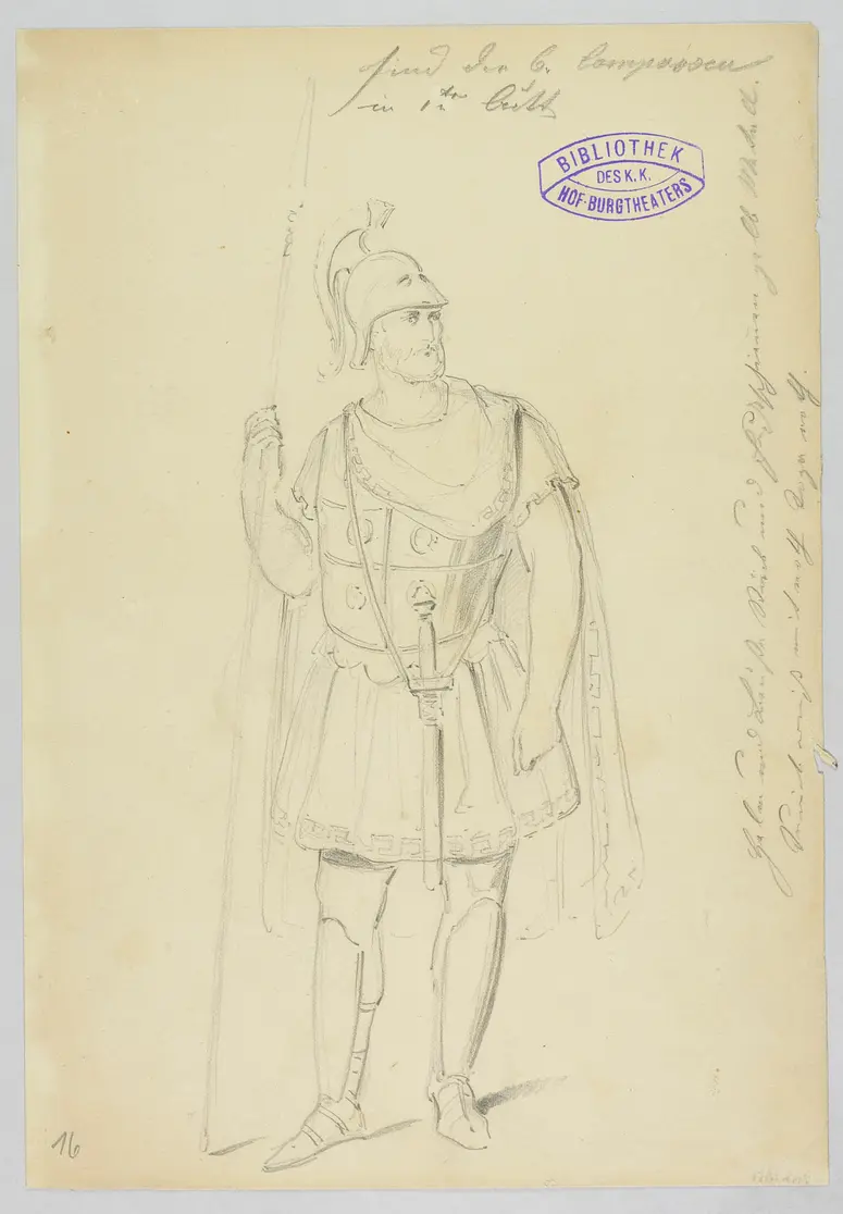 Ein Wintermärchen, Originaltitel: The Winter's Tale, Titel der Serie: Figurinen des k.k. Hof-Burgtheaters