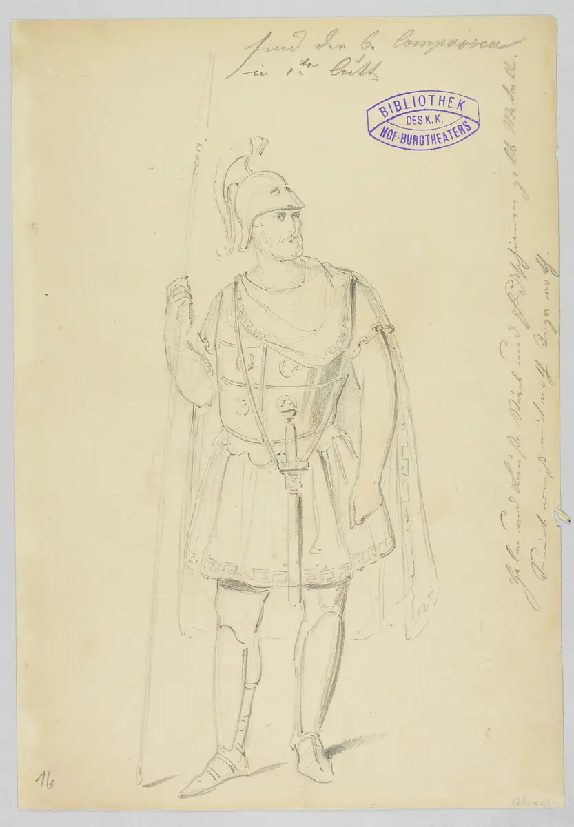 Ein Wintermärchen, Originaltitel: The Winter's Tale, Titel der Serie: Figurinen des k.k. Hof-Burgtheaters