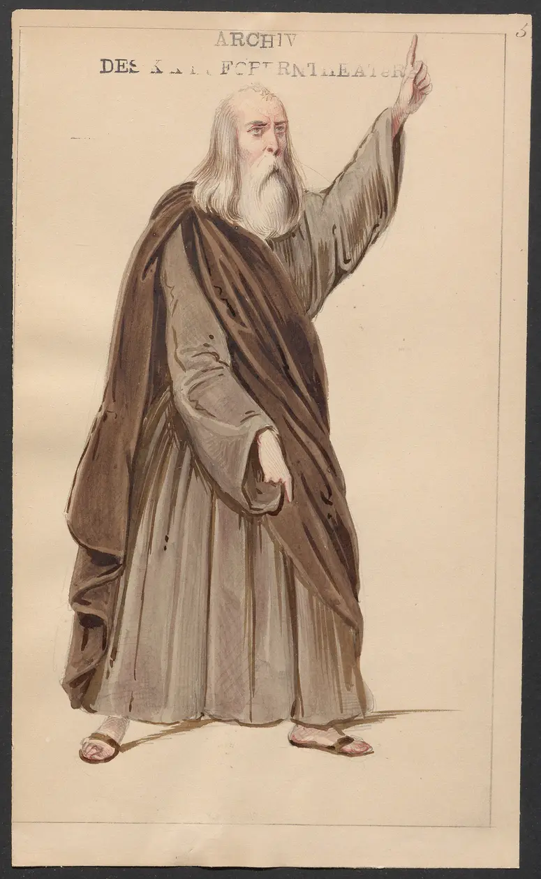 Odetta, Originaltitel: Odette, ou la Démence de Charles VI, Titel der Serie: Figurinen des k.k. Hofoperntheaters