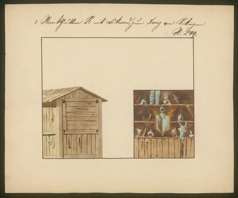 Franz von Sickingen, Titel der Serie: Dekorationsfundus der Hoftheater (Altbestand aus der ersten Hälfte des 19. Jh.)