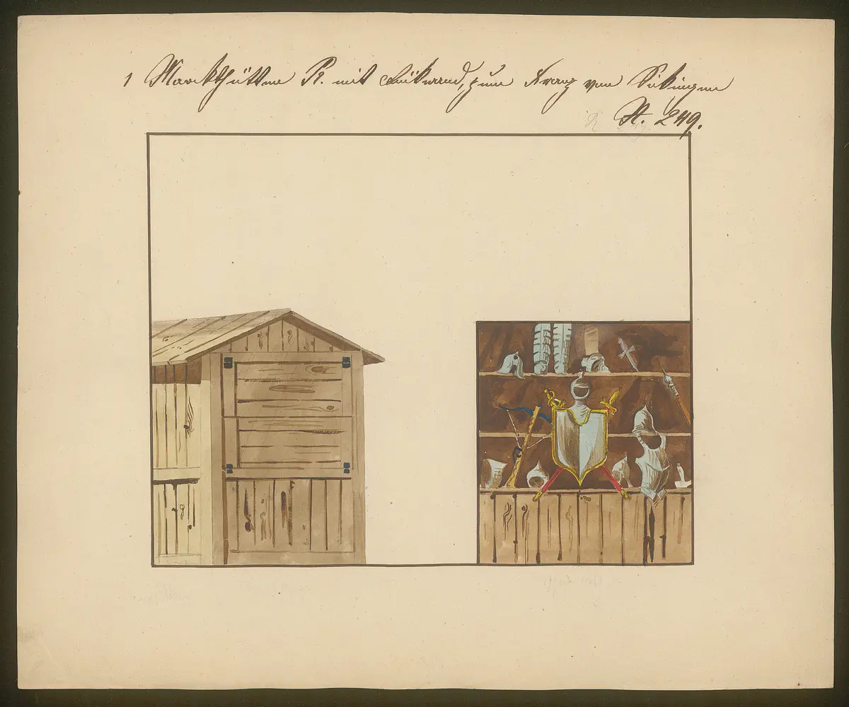 Franz von Sickingen, Titel der Serie: Dekorationsfundus der Hoftheater (Altbestand aus der ersten Hälfte des 19. Jh.)