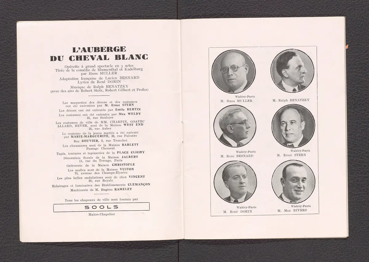 L'Auberge du Cheval Blanc, Originaltitel: Im weißen Rössl