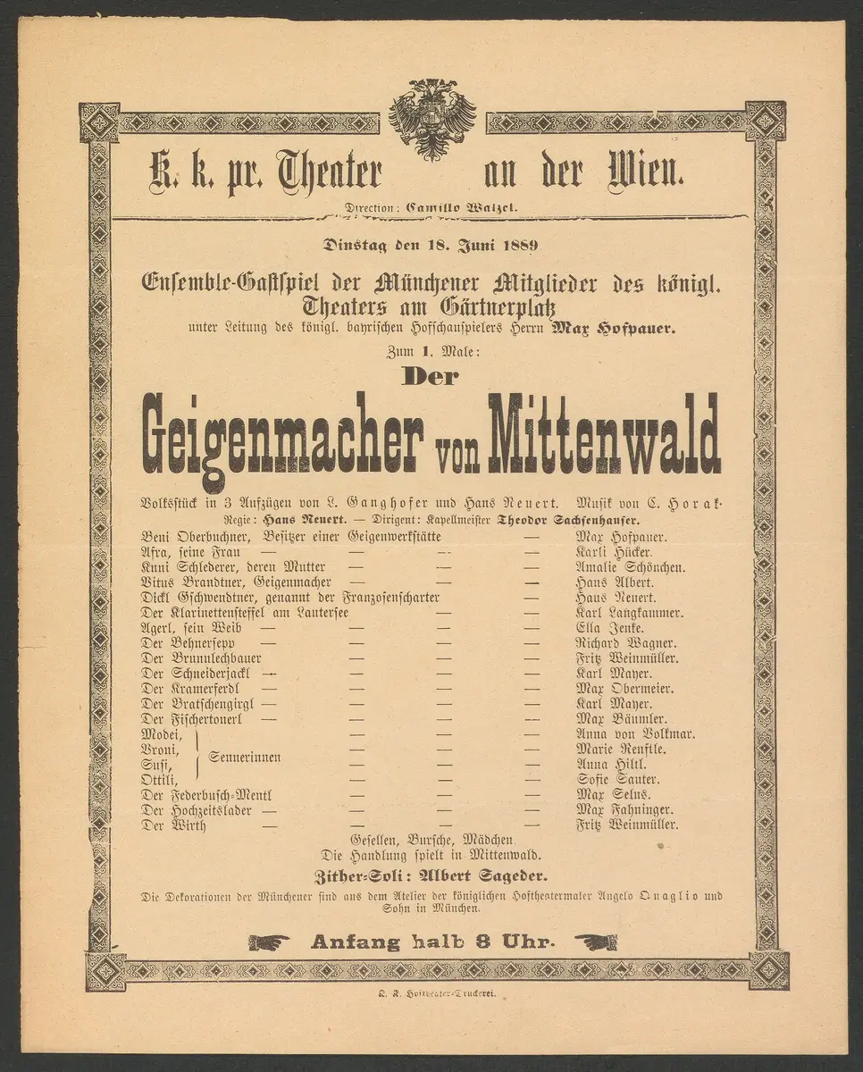 Der Geigenmacher von Mittenwald