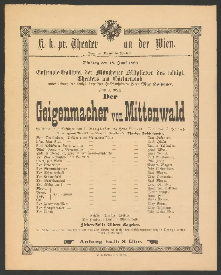 Der Geigenmacher von Mittenwald