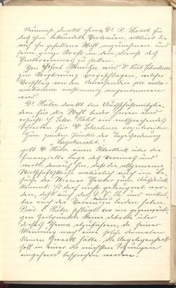 Protokolle der Ausschusssitzungen des Vereines des Deutschen Volkstheaters in Wien