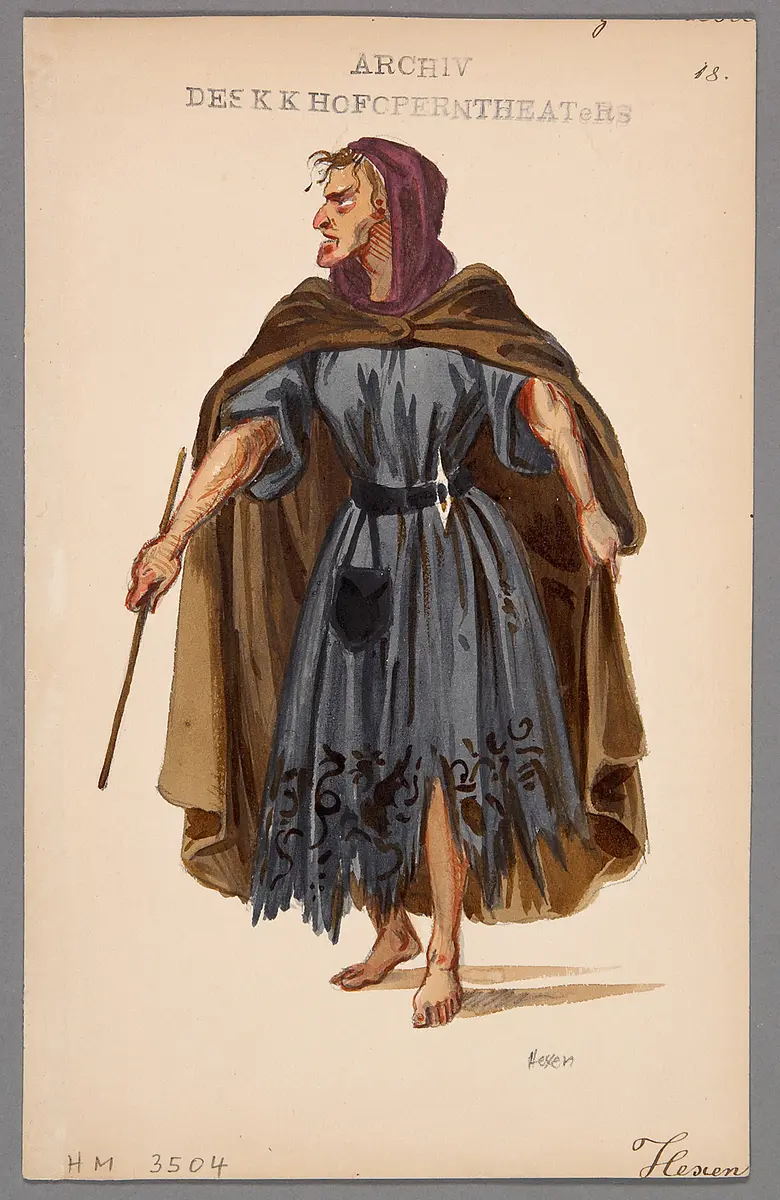 Macbeth, Titel der Serie: Figurinen des k.k. Hofoperntheaters