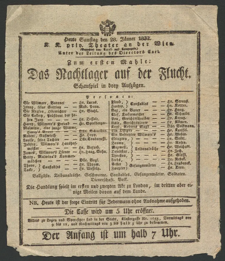 Das Nachtlager auf der Flucht