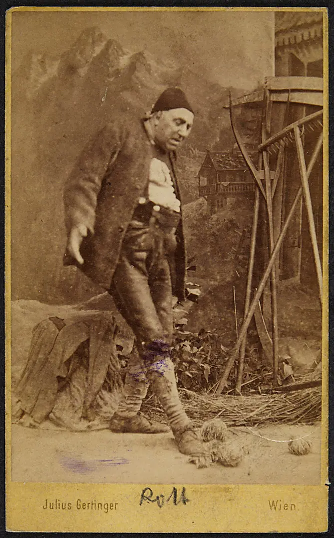 Karl Rott, Verweis auf Stücktitel: Der G'wissenswurm