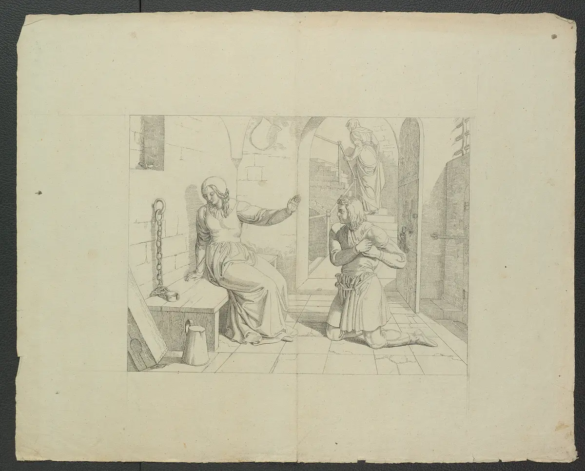 Leben und Tod der heiligen Genoveva, Titel in Vorlageform: Bilder zu Tiecks Genovefa