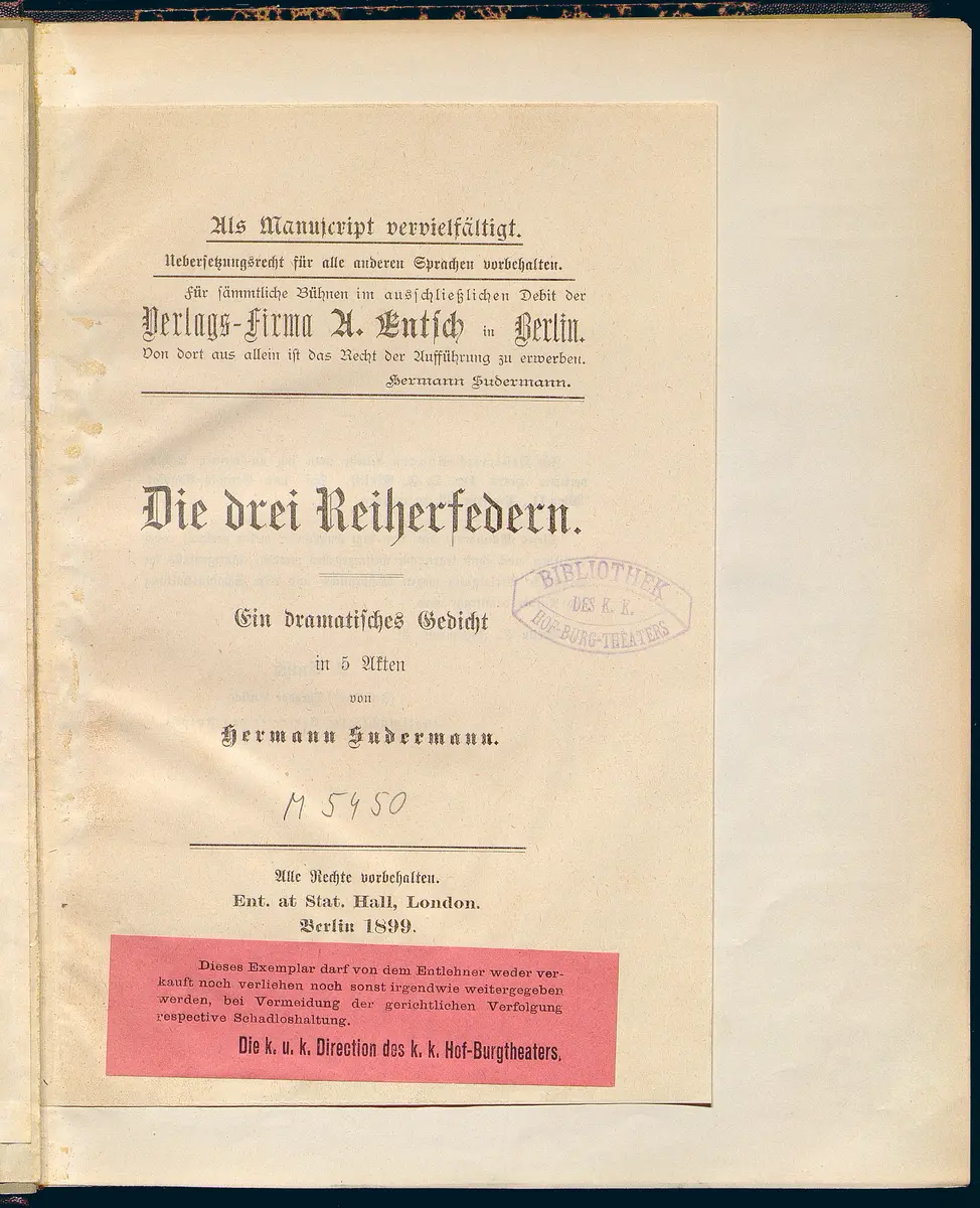 Die drei Reiherfedern