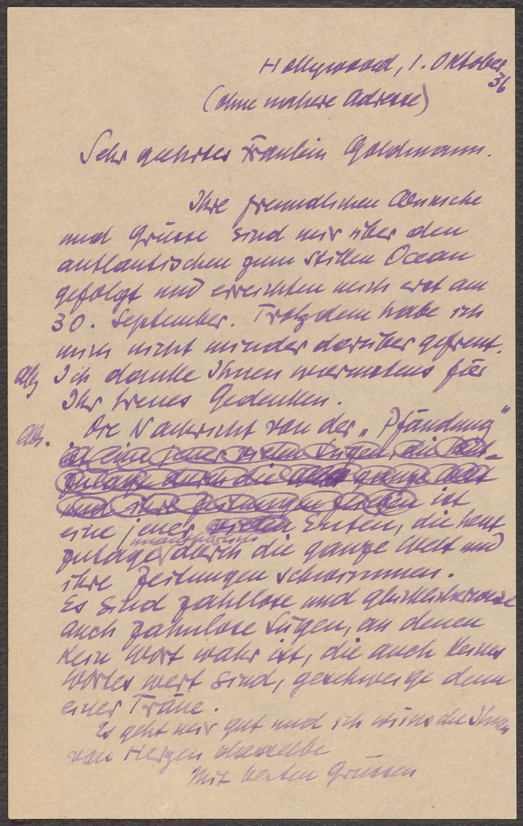 Briefentwurf