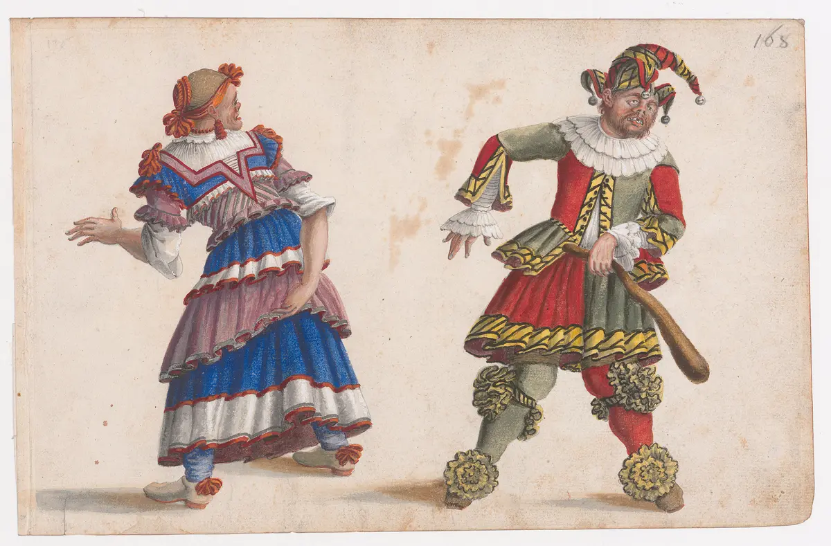 Närrin und Narr, Titel der Serie: Buffoni e Matti