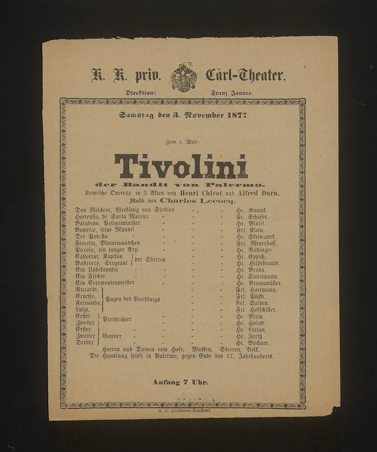 Tivolini, der Bandit von Palermo