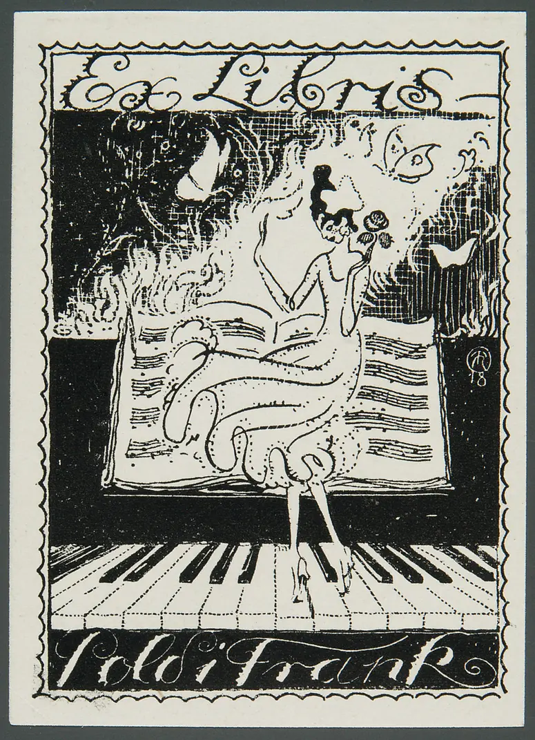 Exlibris Poldi Frank