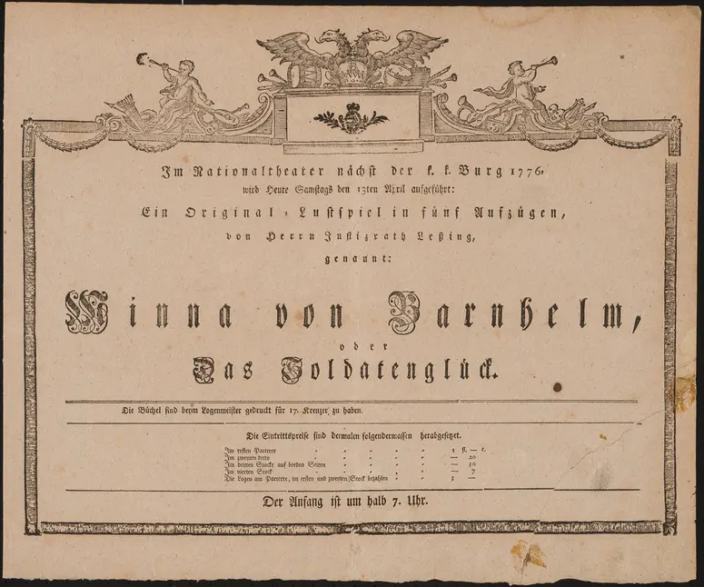 Minna von Barnhelm oder Das Soldatenglück