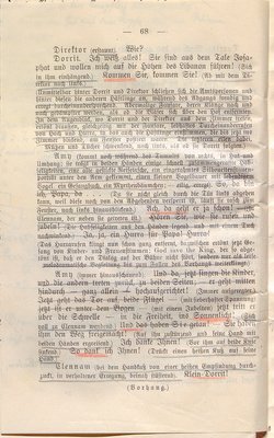 Klein Dorrit. Lustspiel in drei Akten