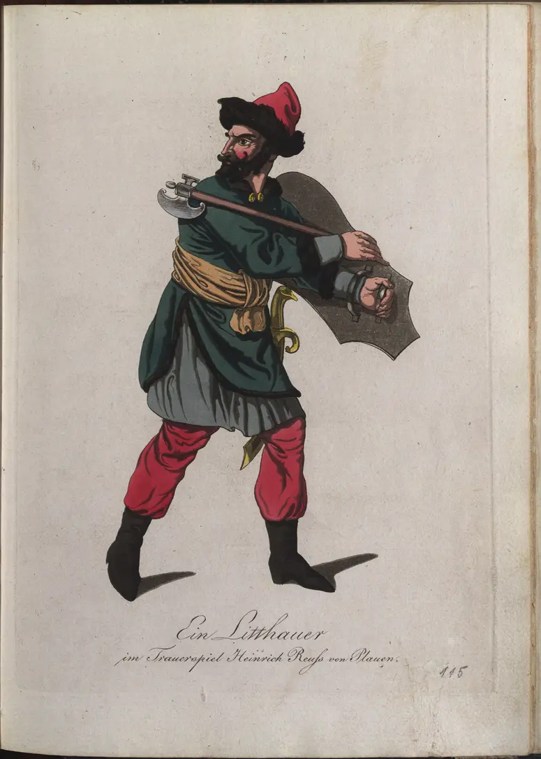 Heinrich Reuß von Plauen, Alternativtitel: Heinrich Reuss von Plauen, Titel der Serie: Auswahl schöner Costumes für Theater- und Ball-Anzüge