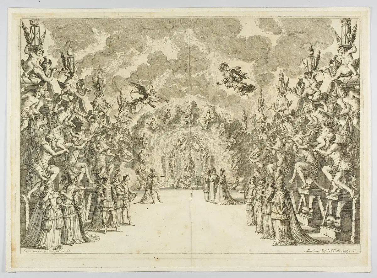La monarchia latina trionfante, Titel in Vorlageform: La monarchia latina trionfante : festa musicale : in applauso del felicissimo natale del Sereniss. Gioseffo, arciduca d'Austria, figlio delle Augustiss. Maesta` di Leopoldo imperatore, et Eleonora, Maddalena, Teresa, imperatrice, nata prencipessa di Neoburgo : alle medesime M.M. consacrata, Alternativtitel: Die Sig-prangende Römische Monarchey