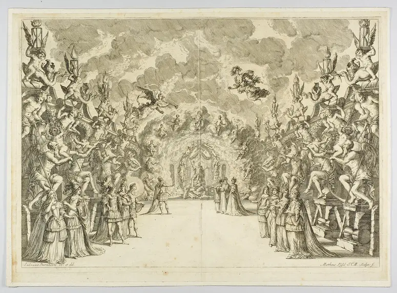 La monarchia latina trionfante, Titel in Vorlageform: La monarchia latina trionfante : festa musicale : in applauso del felicissimo natale del Sereniss. Gioseffo, arciduca d'Austria, figlio delle Augustiss. Maesta` di Leopoldo imperatore, et Eleonora, Maddalena, Teresa, imperatrice, nata prencipessa di Neoburgo : alle medesime M.M. consacrata, Alternativtitel: Die Sig-prangende Römische Monarchey