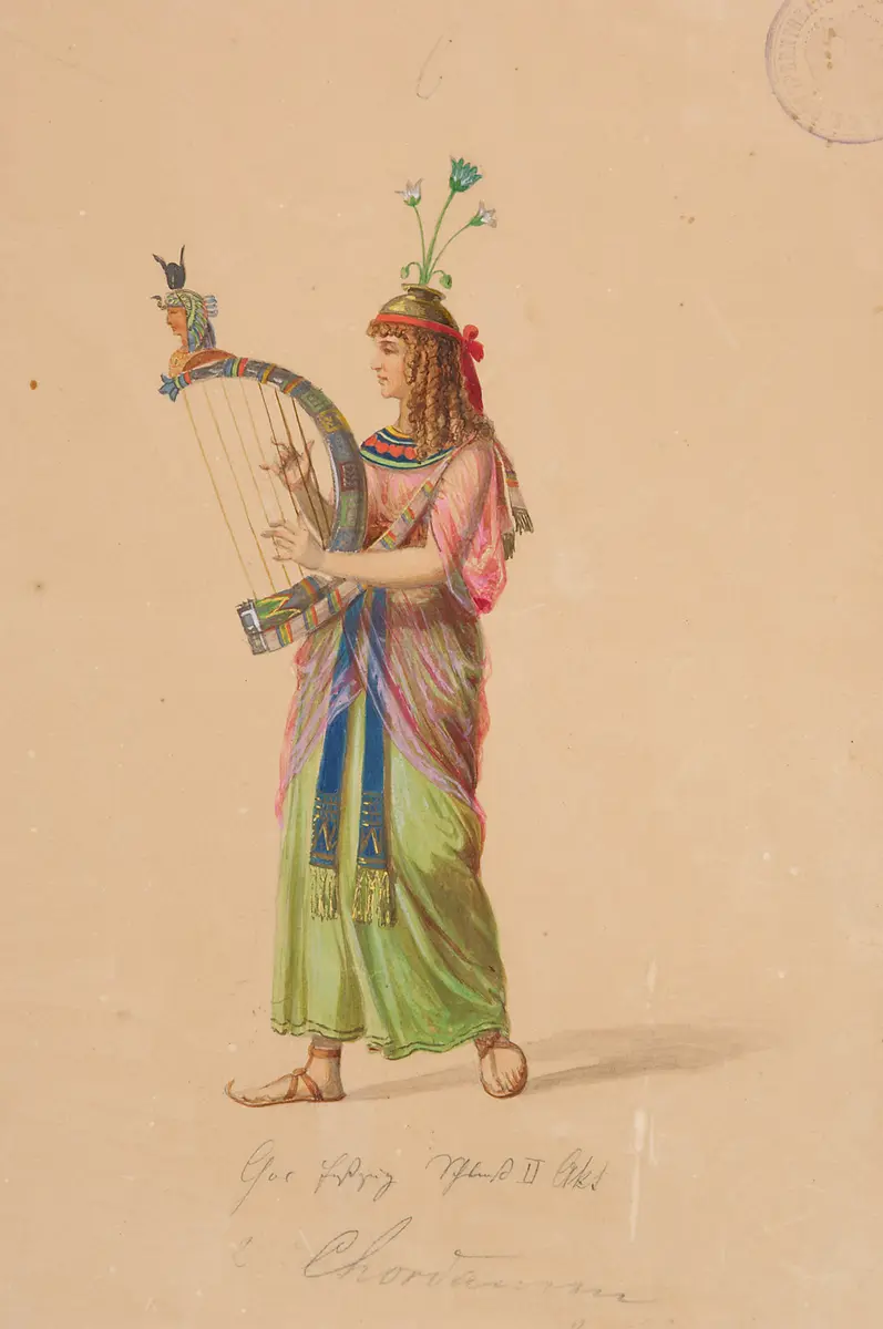 Die Zauberflöte, Titel der Serie: Figurinen des k.k. Hofoperntheaters