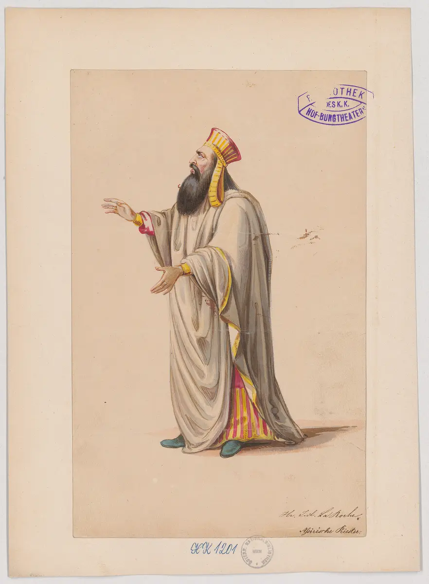 Judith, Titel der Serie: Figurinen des k.k. Hof-Burgtheaters