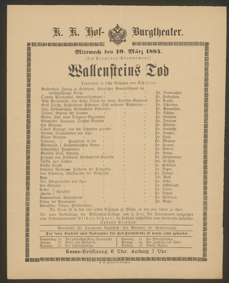Wallensteins Tod