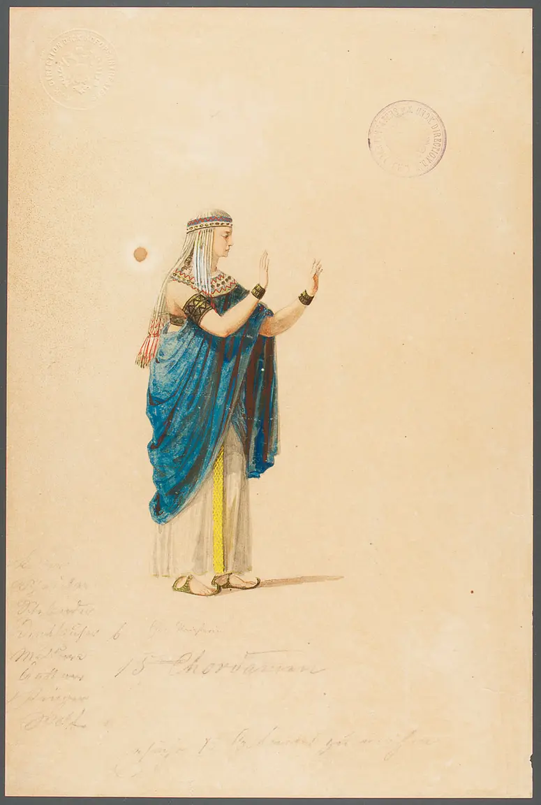 Die Zauberflöte, Titel der Serie: Figurinen des k.k. Hofoperntheaters