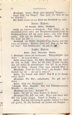 Landfrieden. Deutsche Komödie in drei Aufzügen