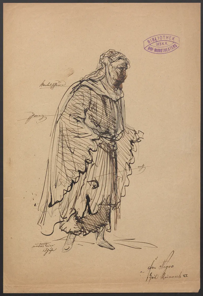 König Heinrich der Sechste. Erster Teil, Originaltitel: King Henry VI, Part 1, Titel der Serie: Figurinen des k.k. Hof-Burgtheaters