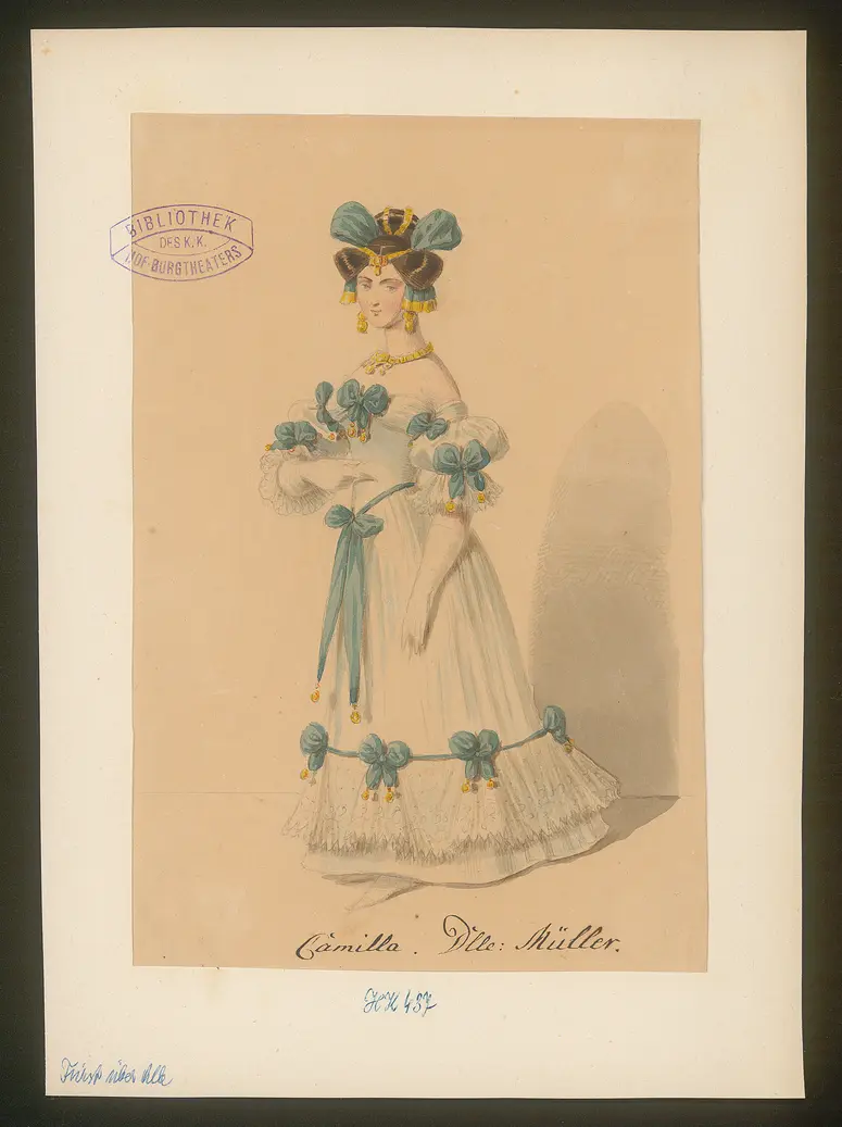 Der Fürst über alle, Titel der Serie: Figurinen des k.k. Hof-Burgtheaters