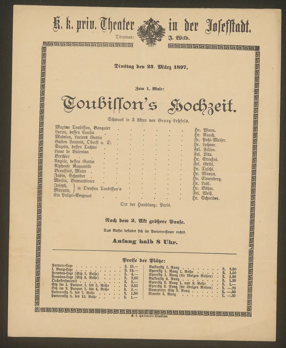 Toubisson's Hochzeit