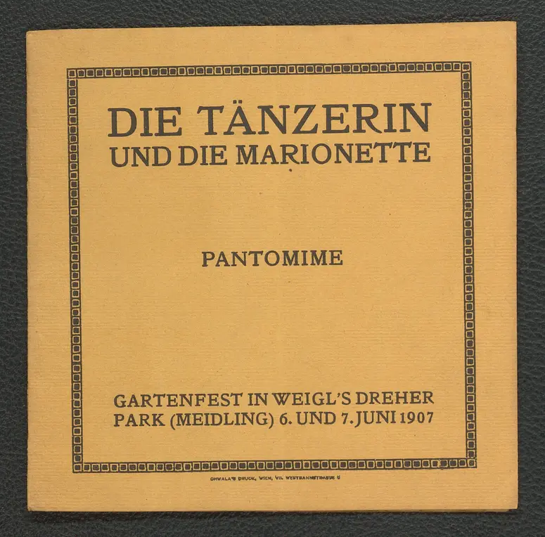 Die Tänzerin und die Marionette