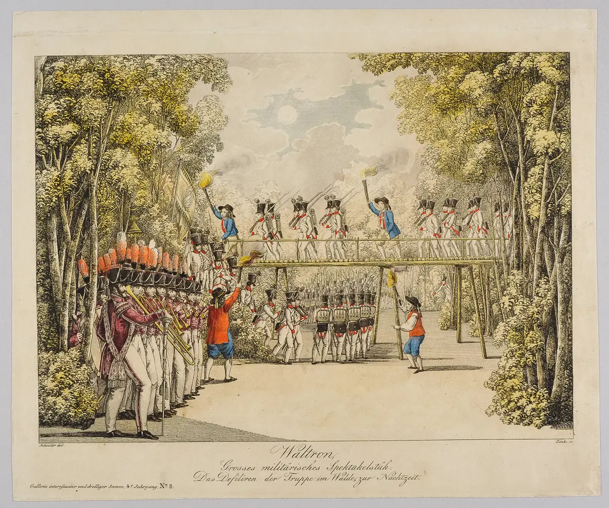Der Graf von Waltron, Alternativtitel: Graf Waltron oder Die Subordination, Titel der Serie: Gallerie interessanter und drolliger Scenen, Name der Zeitschrift: Wiener Theaterzeitung